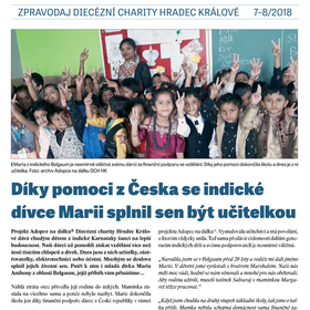 Charitní listy léto 2018