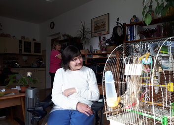 Pro těžce nemocnou Marii je teď spolehlivou oporou poličská Charita