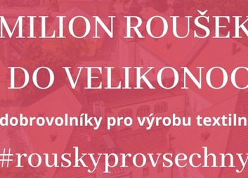 Milion roušek do Velikonoc
