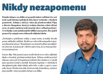 Co je nového v charitě doma i v zahraničí se dočtete v říjnovém zpravodaji