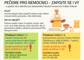 Pečeme pro nemocnici