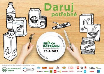 Sbírka potravin pro potřebné už tuto sobotu