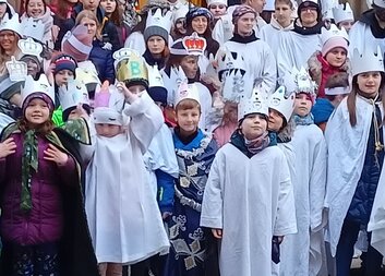 Hradeckým koledníkům požehnal na cestu biskup Jan Vokál