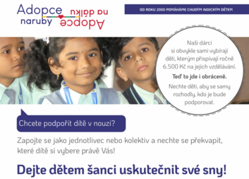 Adopce na dálku v novém kabátě