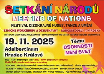 Setkání národů představí cizokrajné kultury a jejich osobnosti, které mění svět