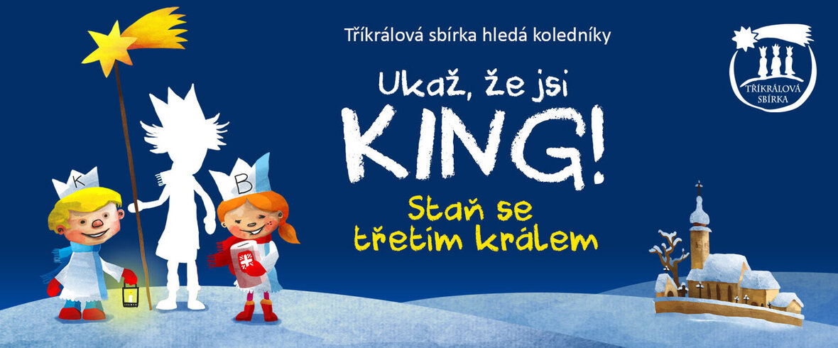Tříkrálová sbírka 2026 - hledáme koledníky Tříkrálová sbírka 2026 - hledáme koledníky