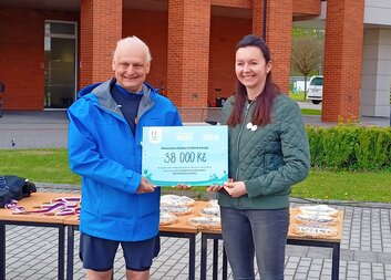 Jubilejní Akademik RUN 2026 Univerzity Hradec Králové podpořil sbírku Daránek pomáhá dětem